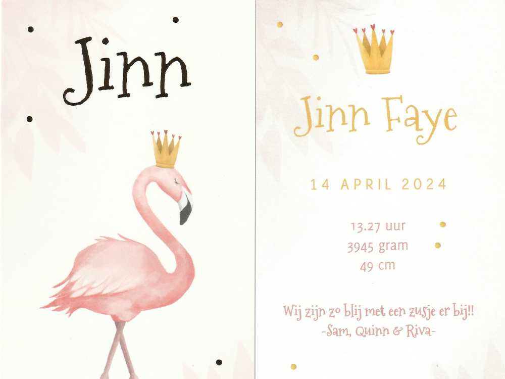 Assistente bevallen van dochter!